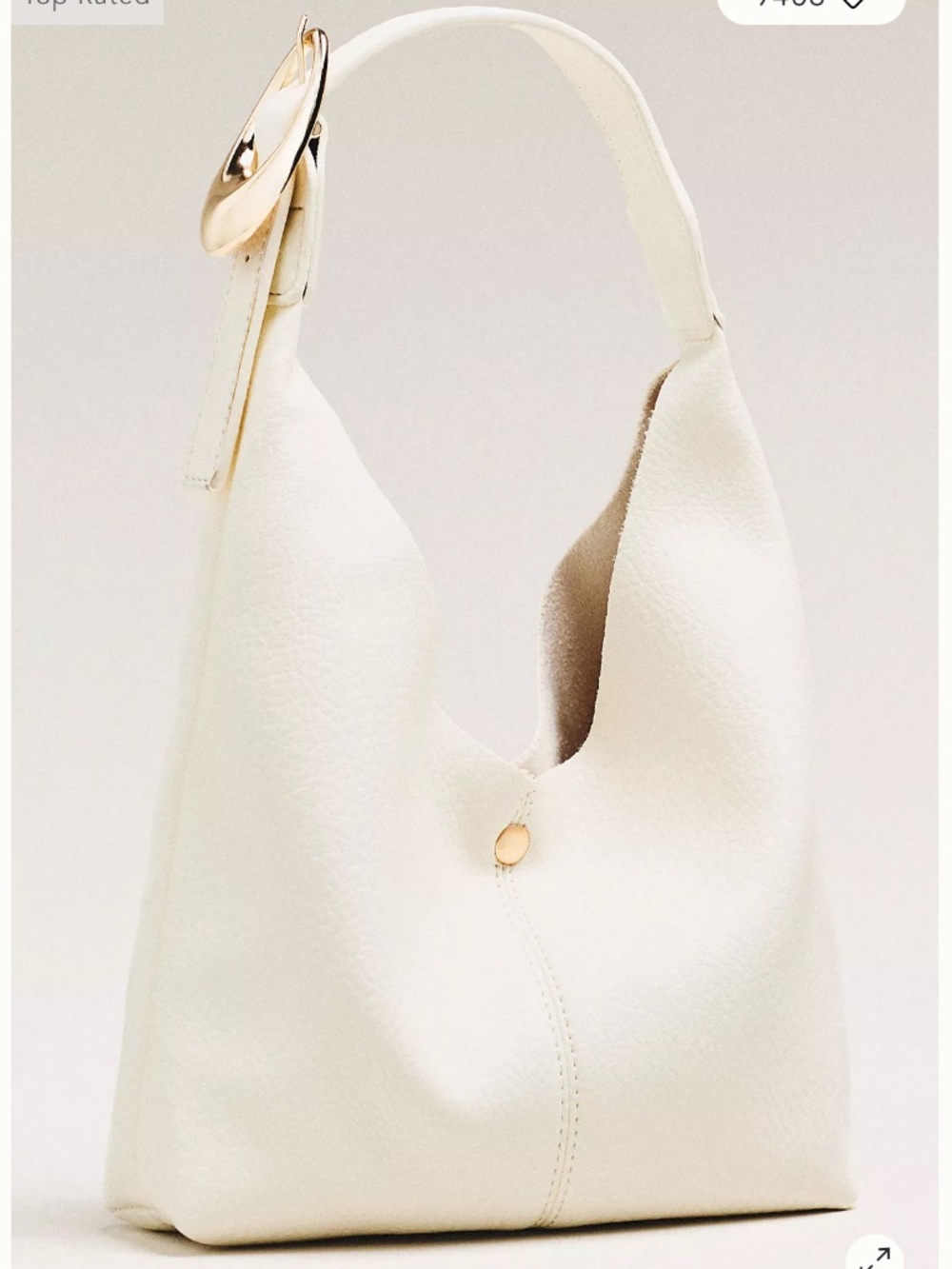 NWT Anthropology Love Knot Slouchy Bag: Mini Buckle Edition